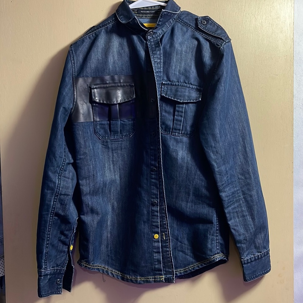 Mens Small Sean John ‘Tailored Fit’ Jean Jacket